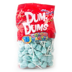 Blue Raspberry Dum Dum Pops - 1LB Tub