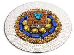 Hanukkah Silver Platter - Israel Only