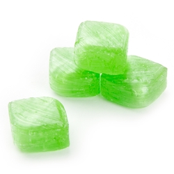 Green Apple Cubes Wrapped Hard Candy