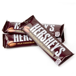 Hershey's Milk Chocolate & Almonds Bars - 36CT
