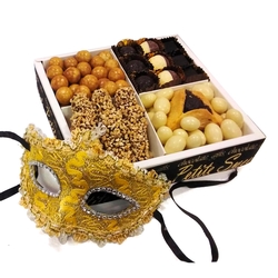 Purim 4 Sectional Divided Chocolate Box - Israel Only