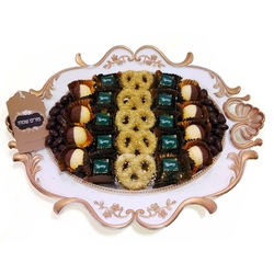 Purim Chocolate Mirror Tray - Israel Only