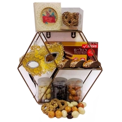 Purim Stand Gift Basket - Israel Only