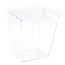 CLEAR Plastic Popcorn Container - 90oz