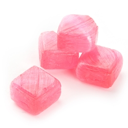 Strawberry Cubes Wrapped Hard Candy