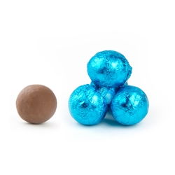 Tiffany Blue Foiled Milk Chocolate Balls