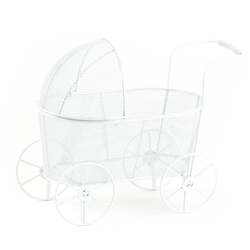 White Baby Carriage