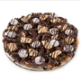 Chocolate Pretzel Pie With Biscuit and Nonpareils - 12