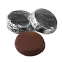 Wrapped Chocolate Coated Sandwich Cookies - Silver Foil