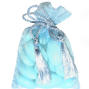 Baby Blue Mesh Party Bags - 12 pk