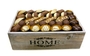 Purim Chocolate Wooden Gift Basket - Israel Only