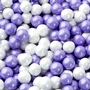 Lavender & White Shimmer Pearl Sixlets