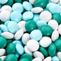 Light Blue, Teal & White M&M's Chocolate Candy 