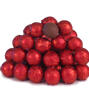 Red Foiled Milk Chocolate Balls