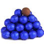 Royal Blue Foiled Milk Chocolate Balls