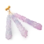 Large Wrapped Lavender Rock Candy Crystal Sticks - Tutti Frutti
