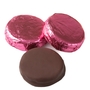Wrapped Chocolate Coated Sandwich Cookies - Pink Foil