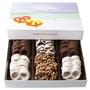 Black and White Chocolate Covered Pretzels Gift Box