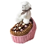 Baby Girl Bassinet Parve Chocolate Gift Basket