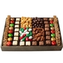 Holiday Signature Wooden Nuts, Candy & Chocolate Gift Tray