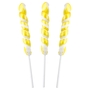 Mini Yellow & White Unicorn Lollipops - 24CT