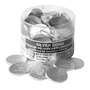 Nut-Free Dark Chocolate Coins - 70CT Tub