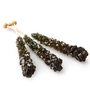 Large Unwrapped Black Rock Candy Crystal Sticks