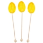Rosh Hashanah Hand Made Honey & Lemon Spoon Lollipops - 6CT
