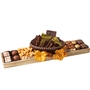 Elegant Wooden Gift Tray With Chocolate Basket Gift