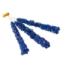 Large Wrapped Navy Blue Rock Candy Crystal Sticks - Blueberry