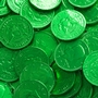 Green Chocolate Coins - 1 LB Bag
