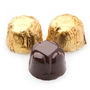 Non-Dairy Hazelnut Gold Foiled Chocolate Truffles - 5 LB