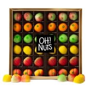 Marzipan Candy Fruits Gift Tray (36 Piece)