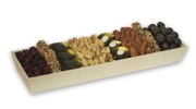 Chocolate & Nut Wooden Tray - Israel Only
