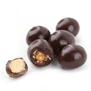 Wholesale Dark Chocolate Covered Peanuts - 10 LB Case
