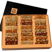 Oh! Nuts Hand Made Gourmet Nut Brittle Variety Gift Box - 24CT