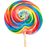 Rainbow Swirl Whirly Pops - 6 oz