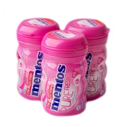 Mentos Pure Fresh Fruit Mint Sugar Free Gum 45pcs - 6CT
