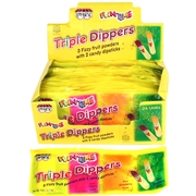 Triple Dipper Fizz Powder & Candy Sticks - 24PK