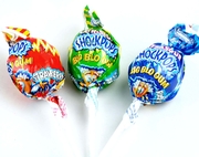 SHOCKPOPS Big Blo Bubble Gum Lollipops