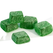 Premium Green Jelly Squares - Lime