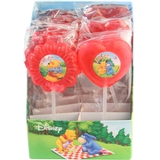 Happy Holiday Heart & Flower Lollipops - 12 PK