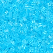 Light Blue Coarse Sugar Crystals - 11 oz Jar