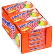 Mentos 3D Sugar Free Gum - Lemon, Grapefruit & Orange - 15CT Box