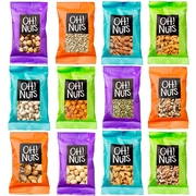 Mixed Nuts and Seeds Variety Snack Bags, Freshly Roasted Snack Serving Size Grab and Go Pack