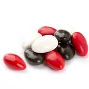 Red, Black & White Jordan Almonds
