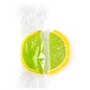 Wrapped Lemon-Lime Jelly Fruit Slices