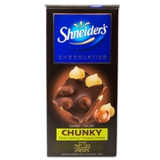 Shneider's Dark Chocolate Chunky Hazelnut Chocolate Bar