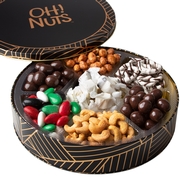 Oh! Nuts Gourmet Chocolate Round Gift Tin