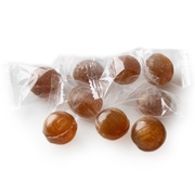 Wrapped Striped Maple Balls Candy